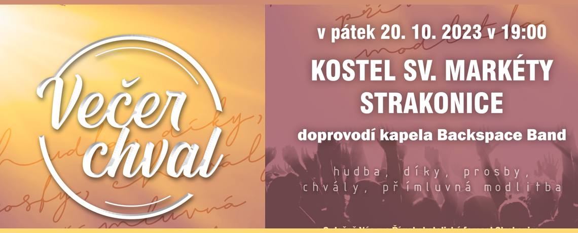 Večer chval – říjen