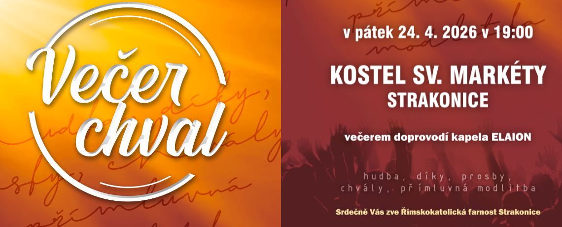 Večer chval v dubnu 2026